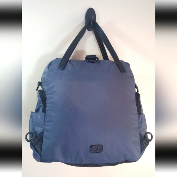 Co-Lab Grey Travel Bag Crossbody Backpack Multi-zipper - Picture 10 of 14